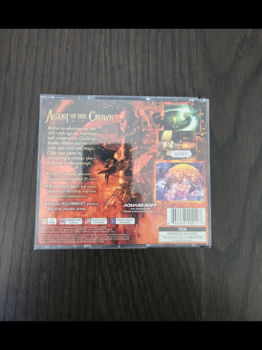 Video Game - Vagrant Story - Squaresoft - PS1 Playstation One Game - Picture 2 of 7